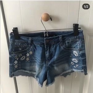Jean shorts from Francesca’s
